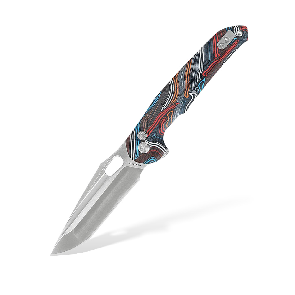 Nóż składany Vosteed Thunderbird Trek Lock Satin S35VN Topo G10 Magpie TB3SG4