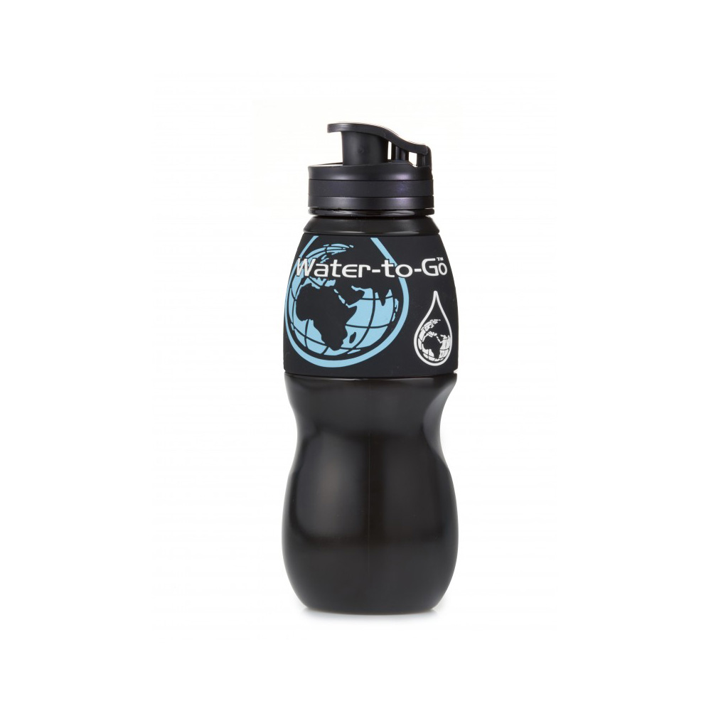 wtg-75cl-czarnaczarna KPG001 Butelka Filtrująca Water-to-Go WTG 750 ml Black - obrazek 1