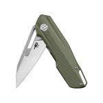 Nóż składany Bestech Toddler BG64B Liner Lock Front Flipper Satin/Stonewash 14C28N OD Green G10 by Torbe Knives - obrazek 2