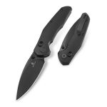 Nóż składany Bestechman Ronan BMK02N Bar Lock Black Stonewash 14C28N Black G10