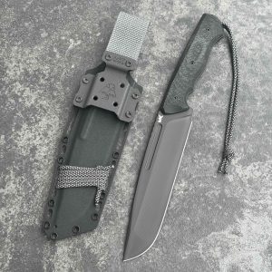 Nóż MK Knives & Tools Crowbar "Expedition" Black DLC Vanadis23 Deep Black Micarta/Black G10 Black Kydex