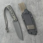 Nóż MK Knives & Tools Rambler "Expedition" Black DLC Vanadis 4 Extra Olive/Black Micarta/Black G10 Black Kydex - obrazek 2