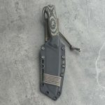 Nóż MK Knives & Tools Rambler "Expedition" Black DLC Vanadis 4 Extra Olive/Black Micarta/Black G10 Black Kydex - obrazek 3