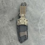 Nóż MK Knives & Tools Rambler "Expedition" Black DLC Vanadis 4 Extra Olive/Black Micarta/Black G10 Black Kydex - obrazek 4