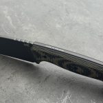 Nóż MK Knives & Tools Rambler "Expedition" Black DLC Vanadis 4 Extra Olive/Black Micarta/Black G10 Black Kydex - obrazek 6