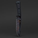 Nóż TRC Knives Apocalypse Biohazard Limited Edition Apocalyptic Vanadis 4 Extra Black G10 Kydex - obrazek 5