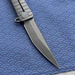 Nóż Składany Williams Blade Design OZF 003B Osoraku Zukuri Folder 5.5" Black MagnaCut Camo Carbon Fiber by FatCarbon - obrazek 7