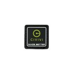 Naszywka CIVIVI PVC Narzepka Kwadratowa 26x26