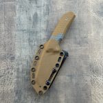 Nóż MK Knives & Tools Flin "Expedition" Bead Blasted M390 Coyote Brown G10 / Grey Inserts OD Coyote Kydex - obrazek 5