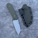 Nóż MK Knives & Tools Flin "Expedition" Glass Blasted M390 OD Green G10 OD Green Kydex - obrazek 2