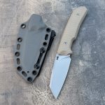 Nóż MK Knives & Tools Flin "Expedition" Glass Blasted M390 Tan G10 Gunmetal Grey Kydex