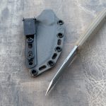 Nóż MK Knives & Tools Flin "Expedition" Glass Blasted M390 Tan G10 Gunmetal Grey Kydex - obrazek 7