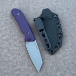 Nóż MK Knives & Tools Flin "Expedition" Stonewash M390 Purple G10 Black Kydex - obrazek 2
