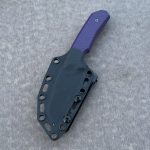 Nóż MK Knives & Tools Flin "Expedition" Stonewash M390 Purple G10 Black Kydex - obrazek 4