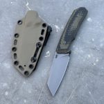 Nóż MK Knives & Tools Flin "Expedition" Stonewash M390 OD Green/Black Micarta FDE Spring Kydex