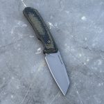 Nóż MK Knives & Tools Flin "Expedition" Stonewash M390 OD Green/Black Micarta FDE Spring Kydex - obrazek 7
