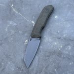 Nóż MK Knives & Tools Flin "Expedition" Stonewash M390 Green Canvas Micarta/Black G10 Black Kydex - obrazek 8