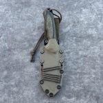 Nóż MK Knives & Tools Venn 'Expedition' Sandblasted Elmax OD Green/Black Micarta FDE Spring Kydex - obrazek 7