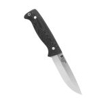 Nóż Peltonen Knives M07 Full Tang Ranger Puukko Sissipuukko FJP500 Stal Nierdzewna 14C28N Rękojeść Czarna Micarta Pochwa Skórzana - obrazek 4