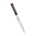 Nóż Kuchenny SHARPI Gyuto 210 mm Damascus VG10 Tsuchime Pakka Wood – Made in Japan - obrazek 2