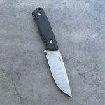 Nóż SJ-Knife Mamba 'Pitch' Satin Elmax Black G10 Black Kydex - obrazek 3