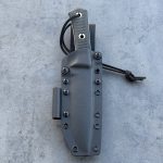 Nóż TRC Knives Apocalypse Prime Satin Elmax Black Canvas Micarta Kydex - obrazek 3