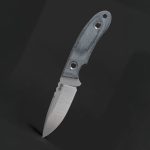 Nóż TRC Knives Kosmos Satin RWL-34 Black Canvas Micarta Kydex