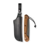 WOXNA Hälsing 180 – Piła Bushcraftowa Premium 180 mm + Skórzana Pochwa | Stal Węglowa w Czarnej Oksydzie