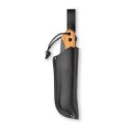 WOXNA Hälsing 180 – Piła Bushcraftowa Premium 180 mm + Skórzana Pochwa | Stal Węglowa w Czarnej Oksydzie - obrazek 6