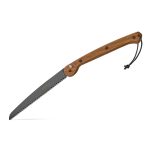 WOXNA Hälsing 250 – Piła Bushcraftowa Premium 250 mm + Skórzana Pochwa | Stal Węglowa w Czarnej Oksydzie - obrazek 9