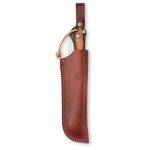 WOXNA Ljusnan 250 – Piła Bushcraftowa Premium 250 mm + Skórzana Pochwa | Stal Nierdzewna - obrazek 3