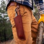 WOXNA Ljusnan 250 – Piła Bushcraftowa Premium 250 mm + Skórzana Pochwa | Stal Nierdzewna - obrazek 2