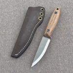 Nóż BPS Knives Finn Lite SSH Stylistyka Puukko - Stal Nierdzewa Drewno Orzech Brązowa Skórzana Pochwa - obrazek 3