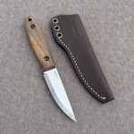 Nóż BPS Knives Finn Lite SSH Stylistyka Puukko - Stal Nierdzewa Drewno Orzech Brązowa Skórzana Pochwa - obrazek 4