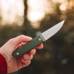 Nóż outdoorowy BPS Knives Aurora VG-10 zielone G10 Kydex - obrazek 14