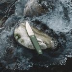 Nóż outdoorowy BPS Knives Aurora VG-10 zielone G10 Kydex - obrazek 11