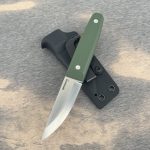 Nóż outdoorowy BPS Knives Aurora VG-10 zielone G10 Kydex - obrazek 7