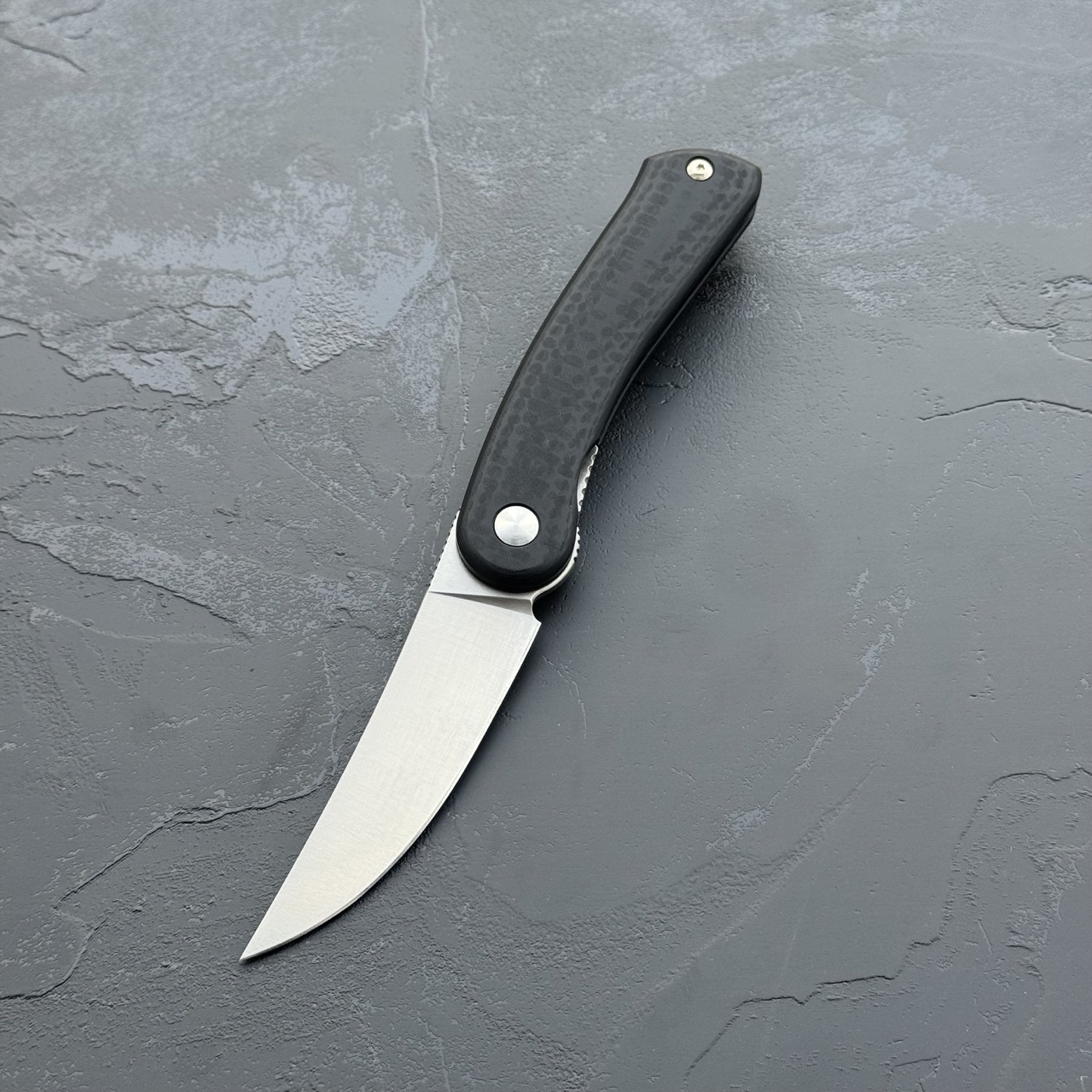 BPS Knives - Colibri Black 01 Nóż składany BPS Knives Colibri Black Stal Nierdzewna 14C28N Czarne G10 Phantom & Front Flipper Liner Lock - obrazek 1