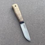 Nóż terenowy BPS Knives Gotur Stal D2 drewno orzech skórzana pochwa - obrazek 2